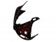 2003-2004 Yamaha YZF R6 Motorcycle Fairing - Glossy Black Red Flame Canada