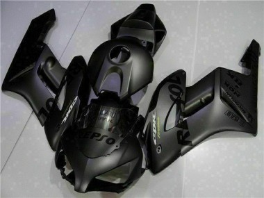 2004-2005 Honda CBR1000RR Motorcycle Fairings - Matte Black Repsol Canada