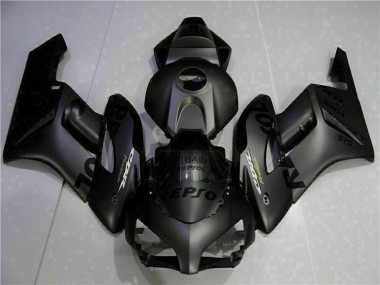 2004-2005 Honda CBR1000RR Motorcycle Fairings - Matte Black Repsol Canada