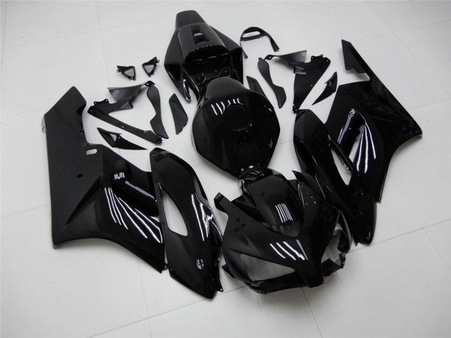 2004-2005 Honda CBR1000RR Motorcycle Fairings - Glossy Black Matte Black Canada