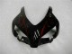 2004-2005 Honda CBR1000RR Motorcycle Fairings - Glossy Black Red Flame Canada