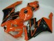 2004-2005 Honda CBR1000RR Motorcycle Fairings - Orange Glossy Black Canada