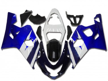 2004-2005 Suzuki GSXR 600/750 Motorcycle Fairing Kits - White Blue Black Canada