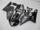 2004-2005 Suzuki GSXR 600/750 Motorcycle Fairings - Grey Black Flame Canada