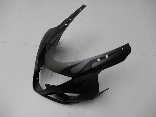 2004-2005 Suzuki GSXR 600/750 Motorcycle Fairings - Grey Black Flame Canada