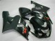 2004-2005 Suzuki GSXR 600/750 Motorcycle Fairings - Glossy Black Matte Black Red Decal Canada