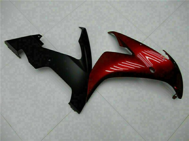2004-2006 Yamaha YZF R1 Motorcycle Fairings - Maroon Red Matte Black Canada