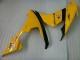 2004-2006 Yamaha YZF R1 Motorcycle Fairings - Yellow Glossy Black Dunlop 50 Canada