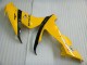2004-2006 Yamaha YZF R1 Motorcycle Fairings - Yellow Glossy Black Dunlop 50 Canada