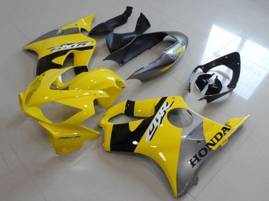 2004-2007 Honda CBR600 F4i Motorcycle Fairings - Yellow Silver Glossy Black Canada