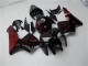 2005-2006 Honda CBR600RR Motorcycle Fairing Kits - Glossy Black Red Flame Canada
