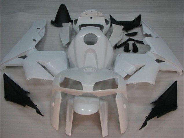 2005-2006 Honda CBR600RR Motorcycle Fairing Kits - White Canada