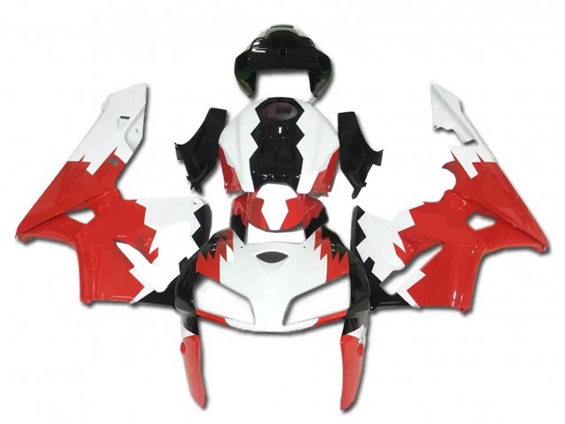 2005-2006 Honda CBR600RR Bike Fairings - White Red Black Canada