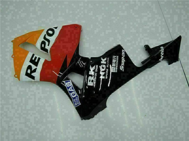 2005-2006 Honda CBR600RR Motorcycle Fairings - Orange White Red Black Repsol Canada