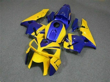 2005-2006 Honda CBR600RR Motorcycle Fairings - Yellow Blue Canada