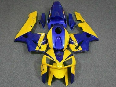 2005-2006 Honda CBR600RR Motorcycle Fairings - Yellow Blue Canada