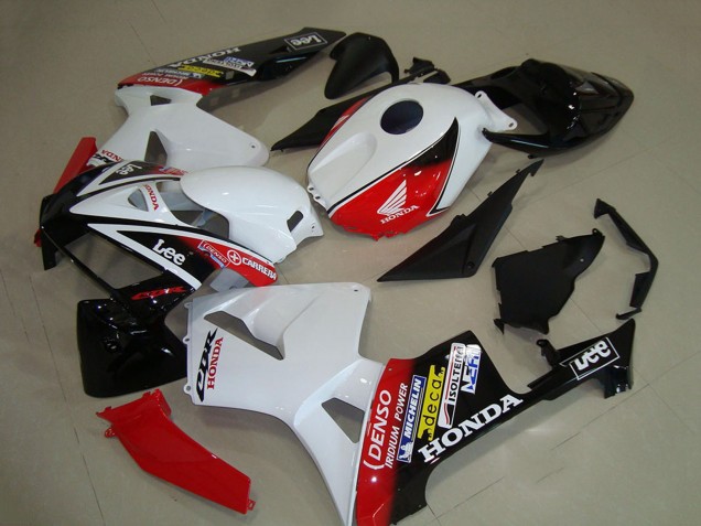 2005-2006 Honda CBR600RR Motorcycle Fairings - White Red Black Lee Canada