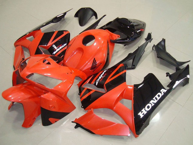 2005-2006 Honda CBR600RR Motorcycle Fairings - Orange Black Canada