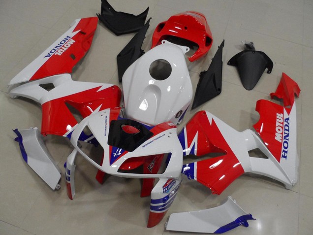 2005-2006 Honda CBR600RR Abs Motorcycle Fairings - White Red Blue Canada