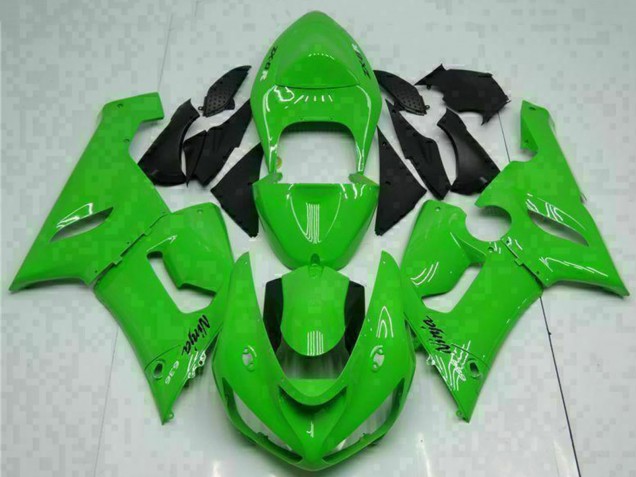 2005-2006 Kawasaki ZX6R Motorcycle Fairing - Green Canada