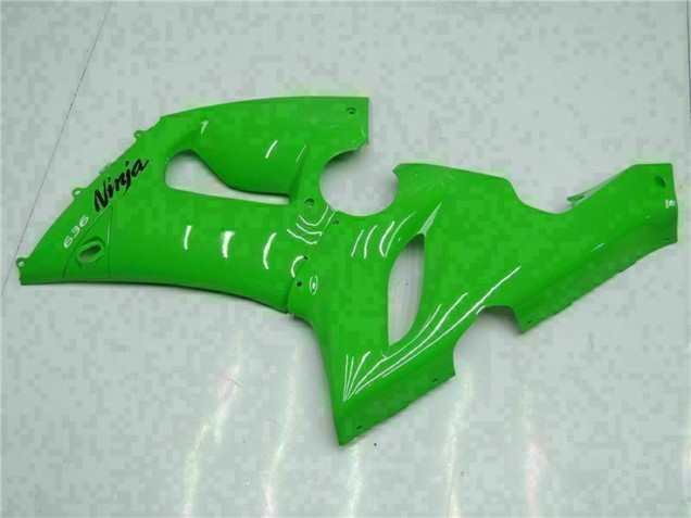 2005-2006 Kawasaki ZX6R Motorcycle Fairing - Green Canada