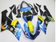 2005-2006 Kawasaki ZX6R Motorcycle Fairings - Blue Yellow Black Shark Canada