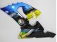 2005-2006 Kawasaki ZX6R Motorcycle Fairings - Blue Yellow Black Shark Canada