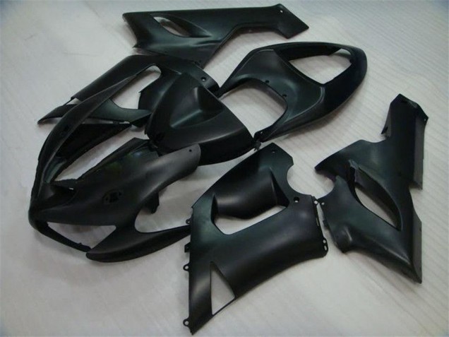 2005-2006 Kawasaki ZX6R Motorcycle Fairings - Matte Black Canada