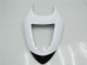 2005-2006 Kawasaki ZX6R Motorcycle Fairings - White Glossy Black Canada