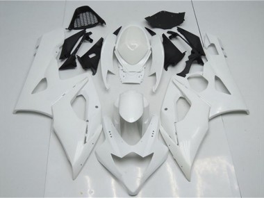 2005-2006 Suzuki GSXR 1000 Motorcycle Fairings - White Canada