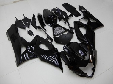 2005-2006 Suzuki GSXR 1000 Motorcycle Fairing Kits - Glossy Black Canada