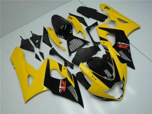 2005-2006 Suzuki GSXR 1000 Motorcycle Fairings - Yellow Glossy Black Red Canada