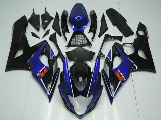 2005-2006 Suzuki GSXR 1000 Motorcycle Fairings - Blue Black Canada