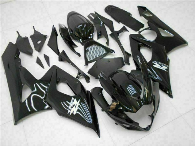 2005-2006 Suzuki GSXR 1000 Motorcycle Fairing - Glossy Black Canada