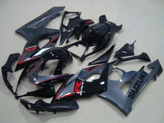 2005-2006 Suzuki GSXR 1000 Motorcycle Fairings - Glossy Black Matte Black Red Canada