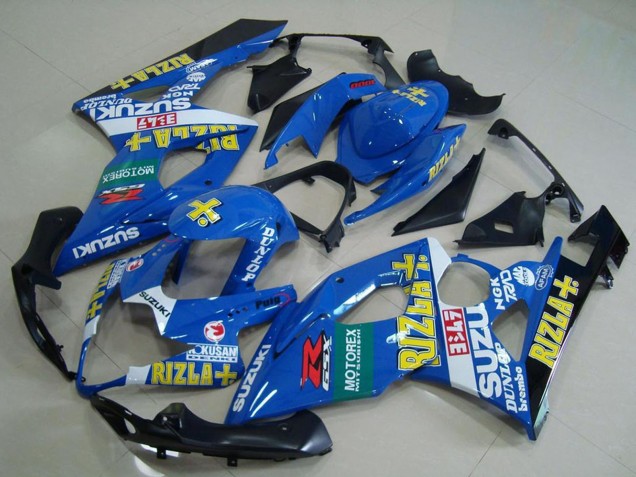 2005-2006 Suzuki GSXR 1000 Motorcycle Fairings - Blue Yellow Red Green Black Rizla Canada