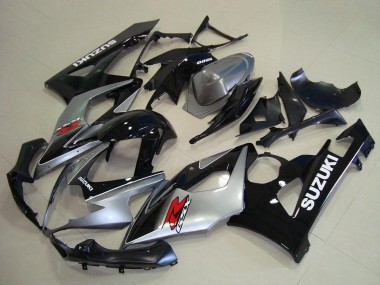 2005-2006 Suzuki GSXR 1000 Bike Fairings - Silver Black Red Canada