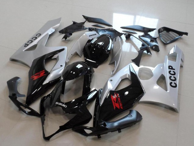 2005-2006 Suzuki GSXR 1000 Motorcycle Fairing Kits - Silver Black Red Canada