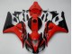 2006-2007 Honda CBR1000RR Motorcycle Fairings Kits - Red Glossy Black Canada