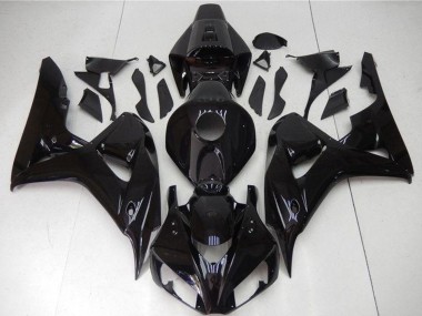 2006-2007 Honda CBR1000RR Motorcycle Fairings - Glossy Black Canada