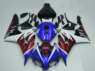 2006-2007 Honda CBR1000RR Motorcycle Fairings - White Burgundy Blue Glossy Black Canada