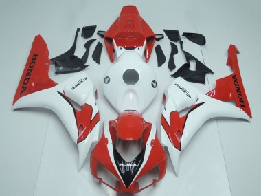 2006-2007 Honda CBR1000RR Motorcycle Fairing - White Red Canada