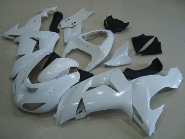 2006-2007 Kawasaki ZX10R Motorcycle Fairings - White Canada