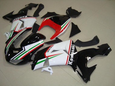 2006-2007 Kawasaki ZX10R Motorcycle Fairings - White Red Black Green Canada