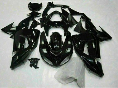 2006-2007 Kawasaki ZX10R Motorcycle Fairing - Glossy Black Canada