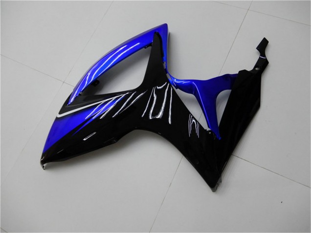 2006-2007 Suzuki GSXR 600/750 Motorcycle Fairings - Blue Glossy Black Canada