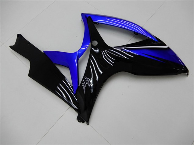 2006-2007 Suzuki GSXR 600/750 Motorcycle Fairings - Blue Glossy Black Canada