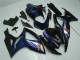 2006-2007 Suzuki GSXR 600/750 Motorcycle Fairings - Glossy Black Blue Canada