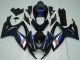 2006-2007 Suzuki GSXR 600/750 Motorcycle Fairings - Glossy Black Blue Canada