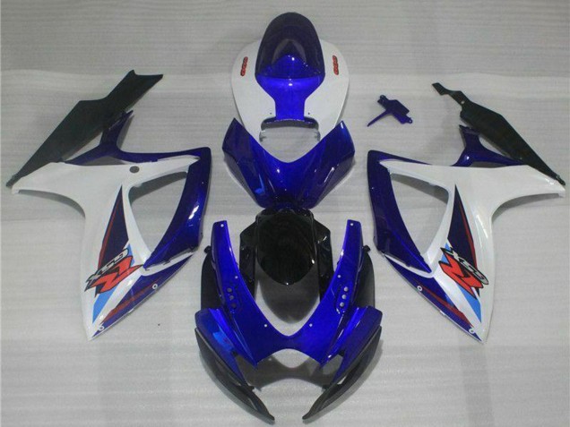 2006-2007 Suzuki GSXR 600/750 Motorcycle Fairings - White Blue Black Red Canada